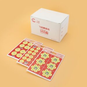 Plastic Press Button [Black and White]