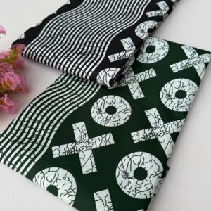 XO + Stripes Ankara - Small Grade