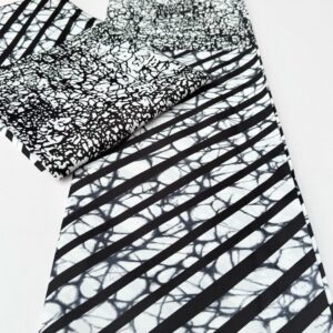 Black and White Print Ankara - Small Grade