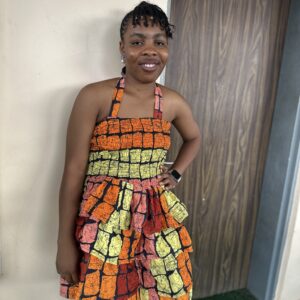 Show Back Gown -Multi Colour