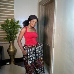 Long Palazzo Trouser - Multi Colour