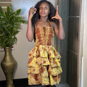 Show Back Gown - Brown