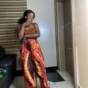 Long Palazzo Trouser - Adire