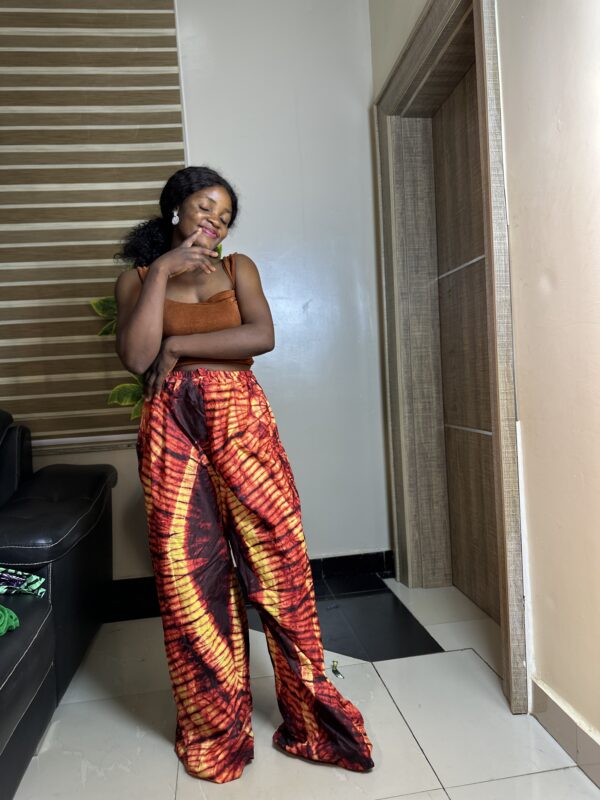 Long Palazzo Trouser - Adire