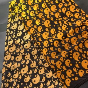 Yellow Dual Design Ankara - Big Grade