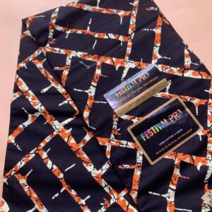 Cross Stripes Print Ankara - Big Grade