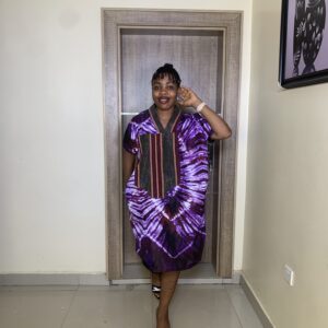 Short Bubu Gown - Purple