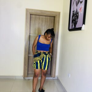 Ankara Shorts - Dual Colour