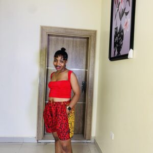 Ankara Shorts - Dual Colour