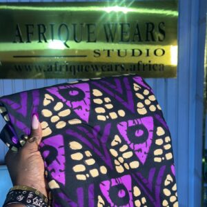 Purple Design Ankara - Medium Grade