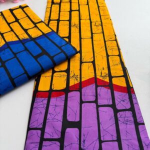 Rectangle Print Ankara - Small Grade