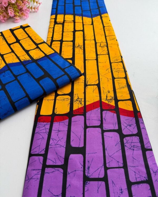 Rectangle Print Ankara - Small Grade