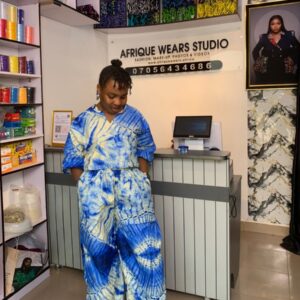 Two Piece - Blue and White