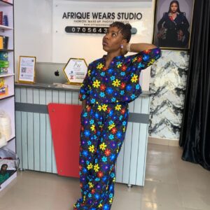 Two Piece - Blue Colour